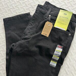 Levi 502 Slim Taper Black Jeans